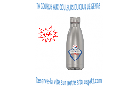 Ta gourde aux couleurs du club de Genas